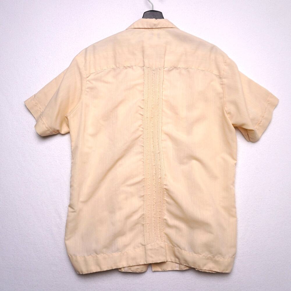 Vintage‎ Farah Embroidered Guayabera Shirt Cuban Style 42 - Picture 3 of 8